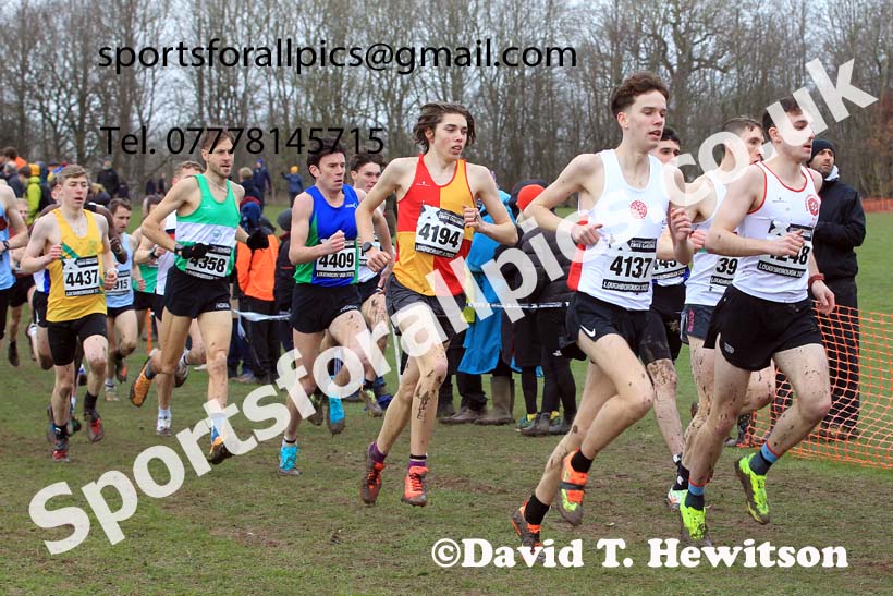 Senior Mens 2023 UK CAU Inter Counties Cross Country Champs, Prestwold Hall, Loughborough. Photo: David T. Hewitson/Sports for All Pics